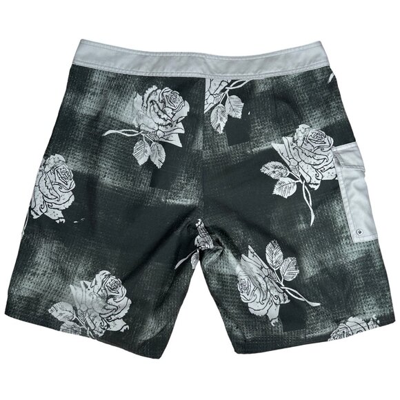 RVCA Men's Oblow Fixed Waist Boardshorts Artist Network Program, Size 32 - Picture 4 of 12